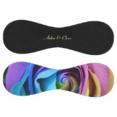 Balle De Softball Lesbian Team Pride Rainbow Rose Floral Nom du coup (Panneaux)