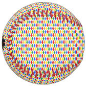 Balle De Softball Lesbienne LGBTQ Silhouette et Rainbow Ladies (Devant gauche)