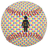 Balle De Softball Lesbienne LGBTQ Silhouette et Rainbow Ladies (Dos)