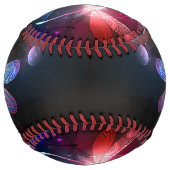 Balle De Softball libellule rouge brillante (Dos)
