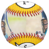 Balle De Softball Livre de bande dessinée personnalisée Discours Bub (Dos)