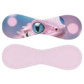 Balle De Softball Lizard rose impressionnant aux yeux bleus (Panneaux)