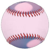 Balle De Softball Lizard rose impressionnant aux yeux bleus (Dos)