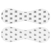 Balle De Softball Logo simple à répéter | Blanc (Panneaux)