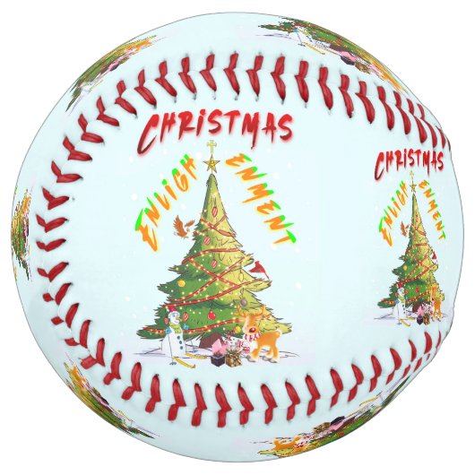 Balle De Softball Lumière de Noël (Devant gauche)