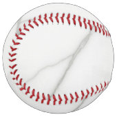 Balle De Softball Marbre Blanc (Devant gauche)