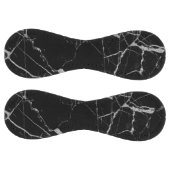 Balle De Softball Marbre noir et argent de la veine (Panneaux)