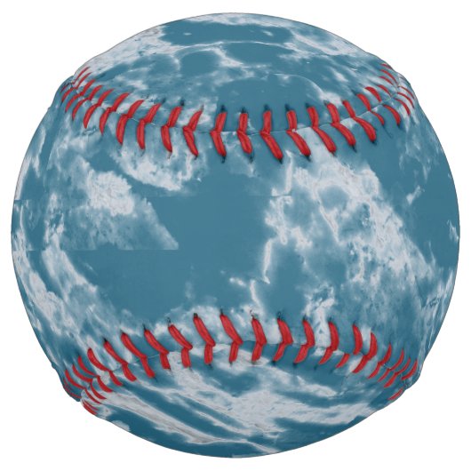 Balle De Softball Marbre turquoise (Devant)