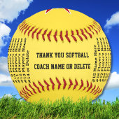 Balle De Softball Meilleurs cadeaux d'entraîneurs de softball, vos c