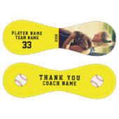 Balle De Softball Merci Coach Nom de l'équipe Numéro de l'équipe Pho (Panneaux)