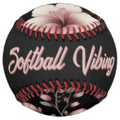 Balle De Softball Midnight Tropics (personalize) (Dos)