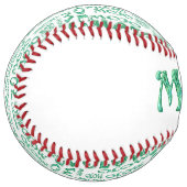 Balle De Softball Mojo green magic softball (Devant gauche)