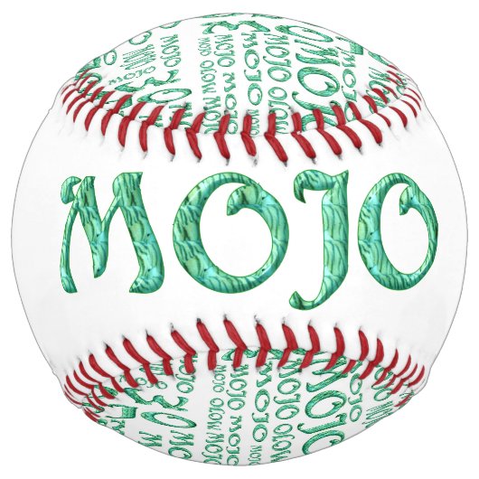 Balle De Softball Mojo green magic softball (Devant)