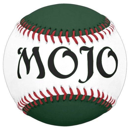 Balle De Softball Mojo softball vert (Devant)