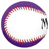 Balle De Softball Mojo violet softball (Devant gauche)