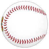 Balle De Softball Monarque papillon arc-en-ciel (Devant gauche)
