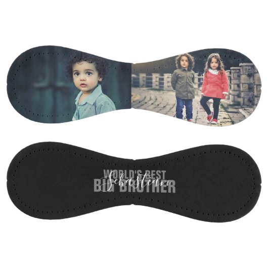 Balle De Softball Mondes Meilleur Big Brother Texte Photo Personnali (Panneaux)