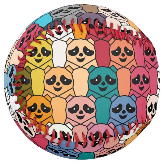 Balle De Softball Monster Panda (Devant gauche)