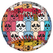 Balle De Softball Monster Panda (Dos)