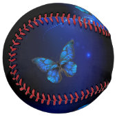 Balle De Softball Morpho Butterfly in the Dark Background (Devant gauche)