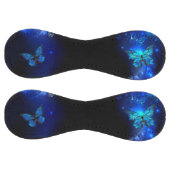 Balle De Softball Morpho Butterfly in the Dark Background (Panneaux)