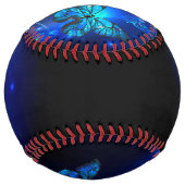 Balle De Softball Morpho Butterfly in the Dark Background (Dos)