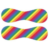 Balle De Softball Motif arc-en-ciel diagonal (Panneaux)