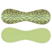 Balle De Softball Motif de congé créatif vert olive (Panneaux)