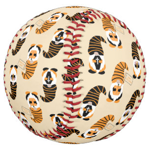 Balle De Softball Motif De Gnomes, Halloween Gnomes Trick Ou Treat