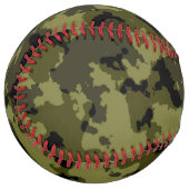 Balle De Softball Motif de style militaire camouflage (Devant gauche)