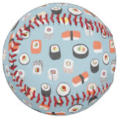 Balle De Softball Motif de sushi (Devant gauche)