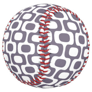 Balle De Softball Motif de trottoir d'Ipanema, Motif de plage, Brési
