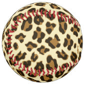 Balle De Softball Motif Leopard élégant (Devant gauche)