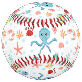 Balle De Softball motif Sea World (Dos)