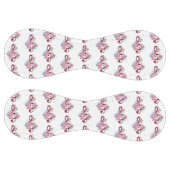 Balle De Softball Musical treble clef notes with sakura flowers (Panneaux)