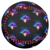 Balle De Softball Neon Firefly sur noir (Devant gauche)