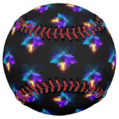 Balle De Softball Neon Firefly sur noir (Dos)