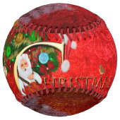 Balle De Softball Noël, Père Noël (Dos)