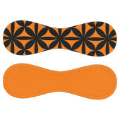 Balle De Softball Noir et Orange moderne / Rétro Imprimer (Panneaux)