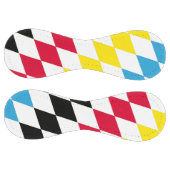 Balle De Softball Noir rouge jaune Bavaria Motif Drapeau Diamant (Panneaux)