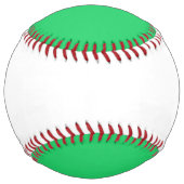 Balle De Softball Noir sur softball vert (Dos)
