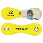 Balle De Softball Nom de l'équipe personnalisée Numéro Date Photo So (Panneaux)