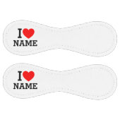 Balle De Softball Nom du coeur (Panneaux)