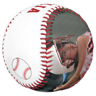 Balle De Softball Nom du joueur de softball personnalisé Photo