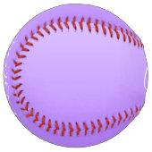 Balle De Softball Nom du script curatif et Ombre violet clair modifi (Devant gauche)