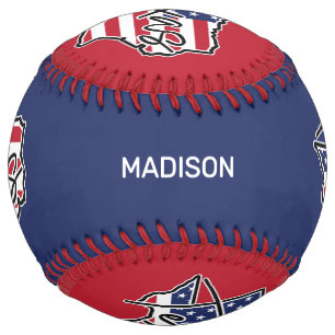 Balle De Softball Nom personnalisé Texas
