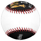 Balle De Softball Now I le 1er jour du Birthday (Dos)