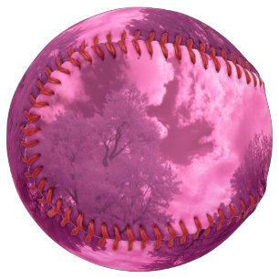 Balle De Softball Nuage infrarouge Pinkish Hues