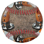 Balle De Softball Oeufs drôles (Dos)