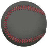 Balle De Softball olive noire (couleur solide) (Devant gauche)